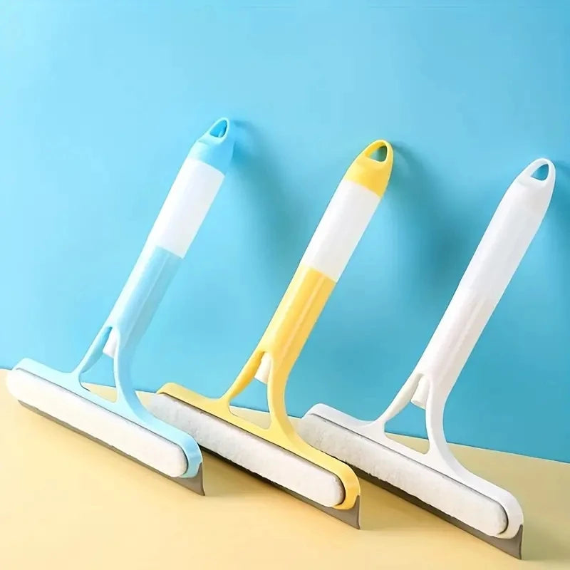 3-in-1 Window Cleaning Spray Squeegee | Glass, Mirror & Shower Door Cleaner with Built-In Water Spray Bottle