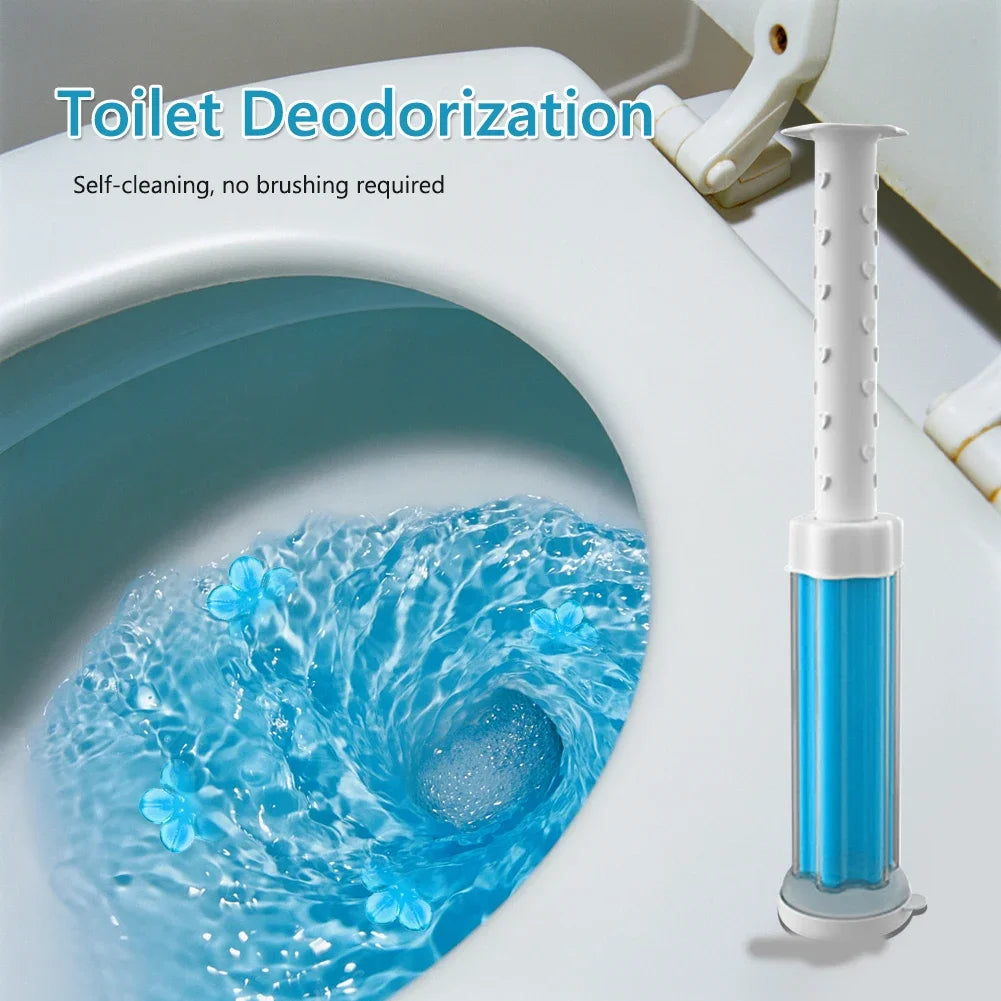 1/5PCS Toilet Cleaner Gel Remove Odors Leave Flower Aromatic Toilet Gel No Traces Comfortable Smell Household Cleaning Products