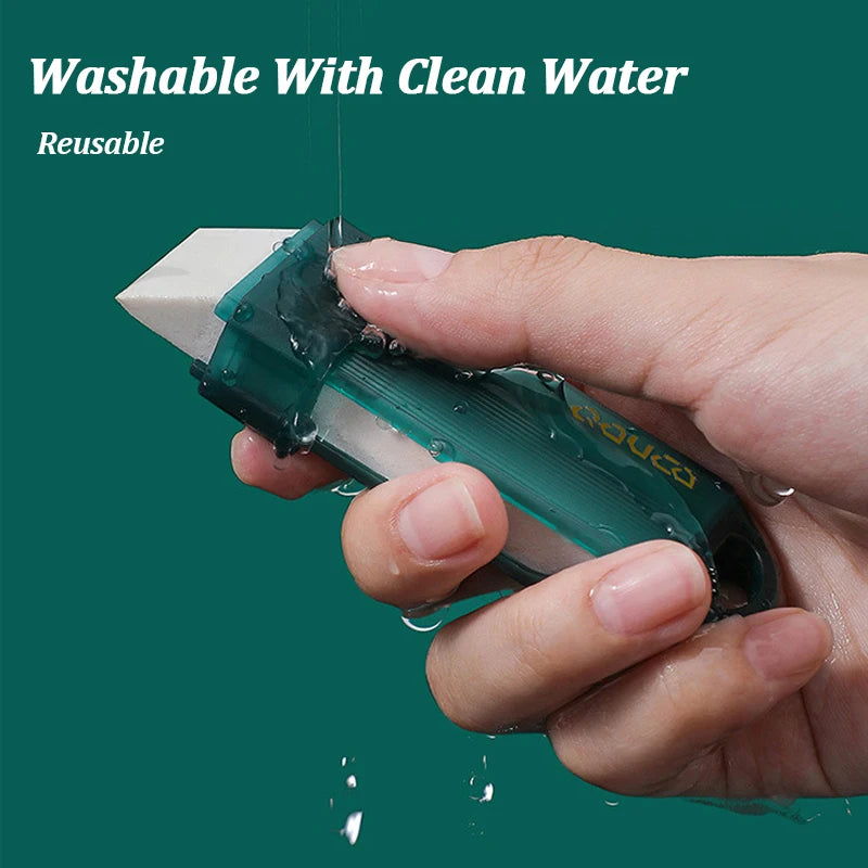 Kitchen Limescale Eraser Faucet Cleaning Tool Reusable Bathroom Sink Brush Cleaning Supplie Stainless Steel Stain Remover Eraser