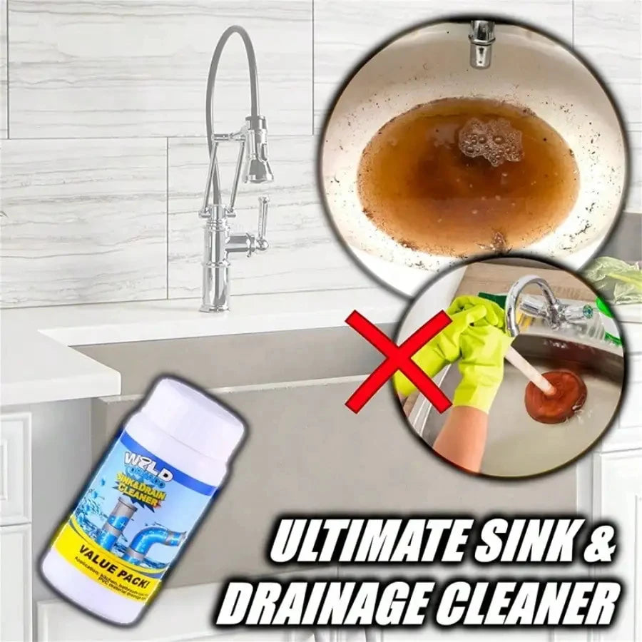 The Powerful Pipe Unclogging Agent And Sewer-Specific Unclogging Powder Effectively Remove Odors And Blockages