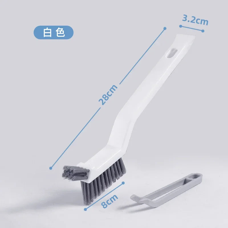 2-in-1 Corner & Gap Cleaning Brush | Crevice, Grout, Window Track, Tile & Kitchen Detail Cleaning Brush