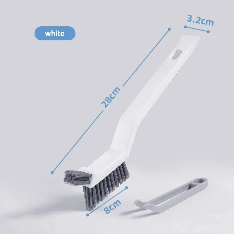 2-in-1 Corner & Gap Cleaning Brush | Crevice, Grout, Window Track, Tile & Kitchen Detail Cleaning Brush